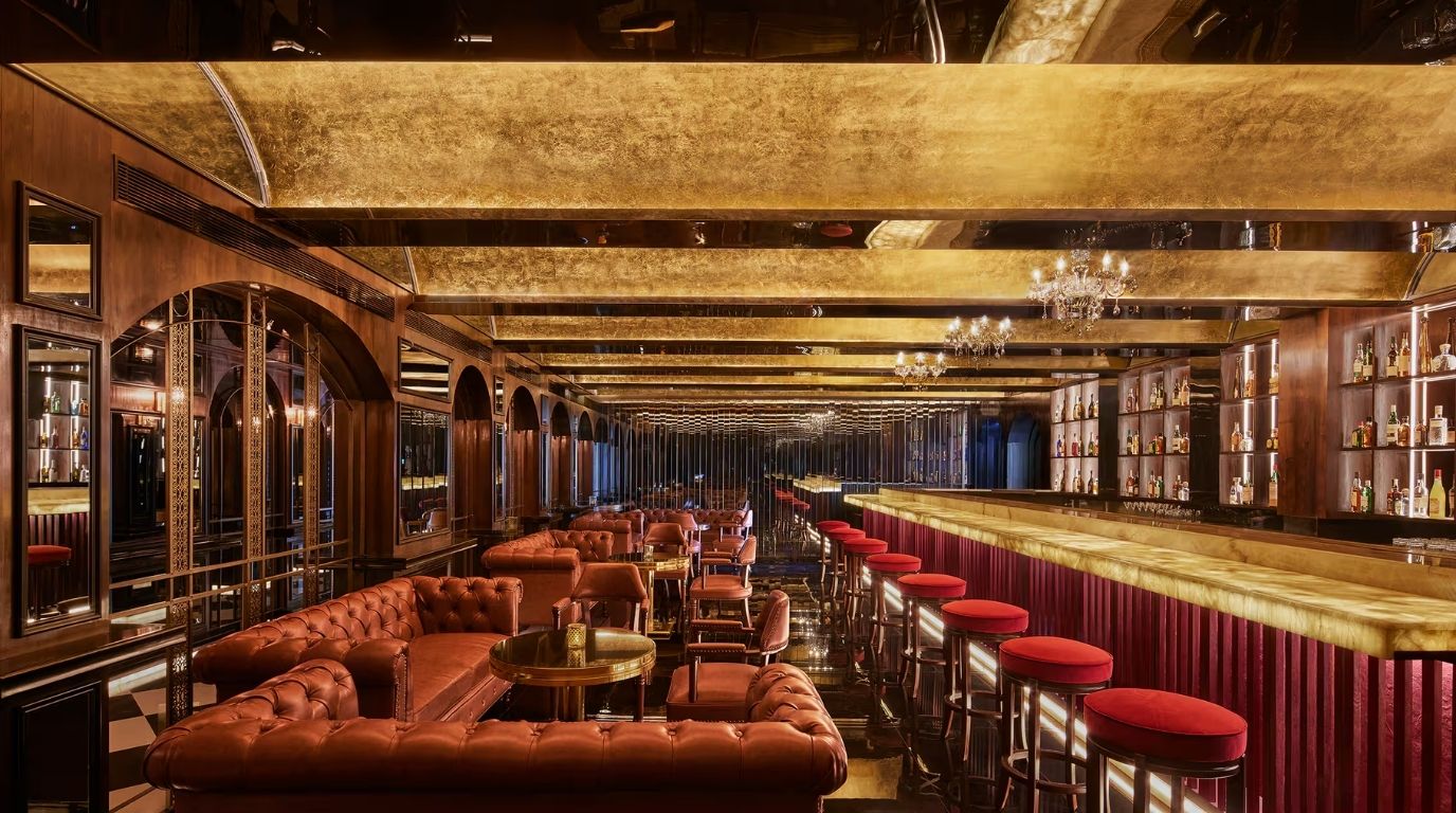 Cocktail Room — Sophisticated speakeasy-style bar with premium craft cocktails